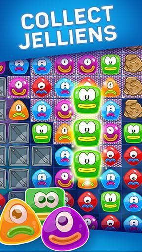 Jelly Nova - Unique match-3 game with the rotating game field! screenshot 2