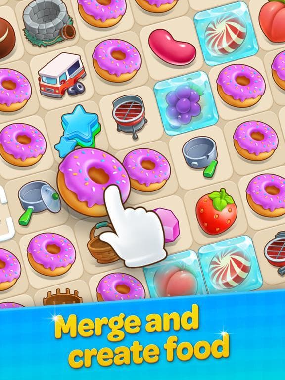 Merge Market: Food Town screenshot 5