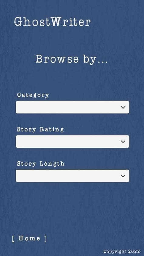 GhostWriter - A collaborative, anonymous, creative writing experiment. screenshot 3