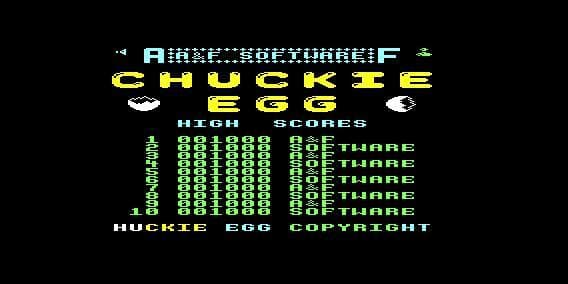 Chuckie Egg (VIC20) screenshot 2