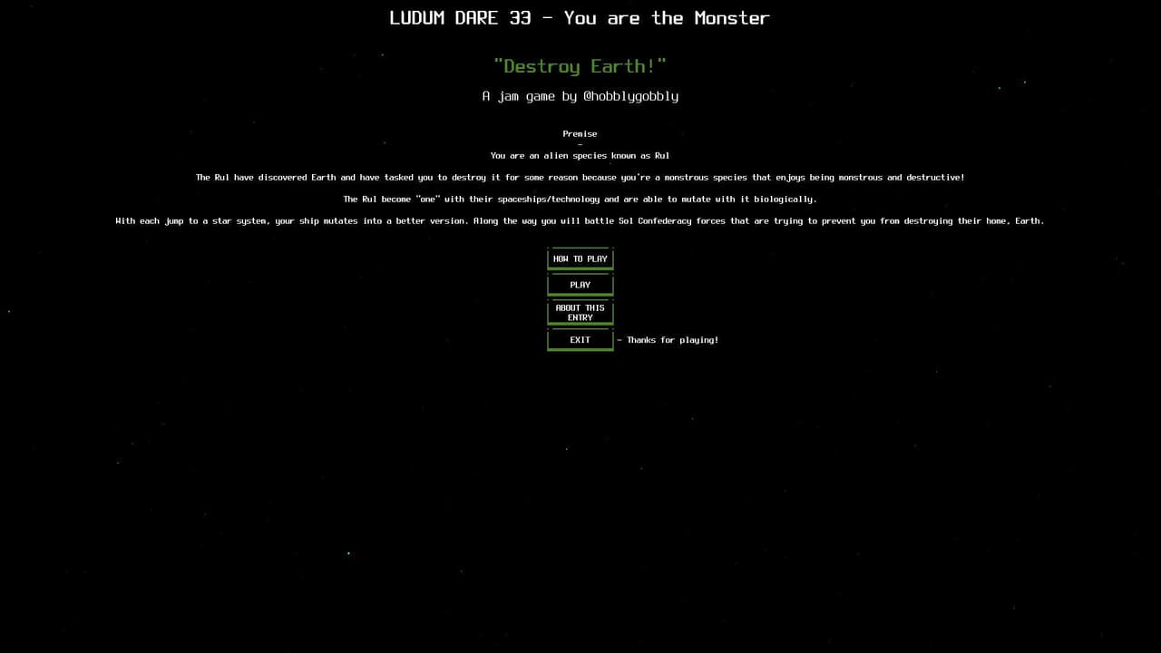 Destroy Earth - Ludum Dare 33 Jam Game screenshot 4