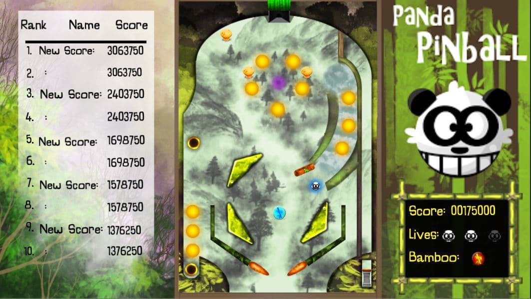 Panda Pinball (BestQuest) screenshot 3