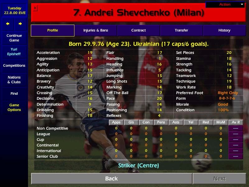 Championship Manager Season 99/00 screenshot 2