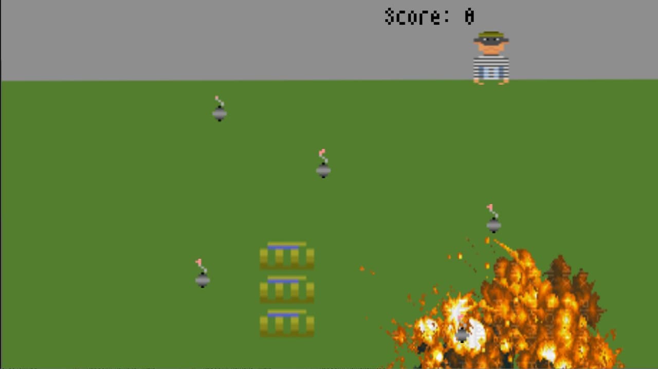 Kaboom! Atari 2600 Remake screenshot 2