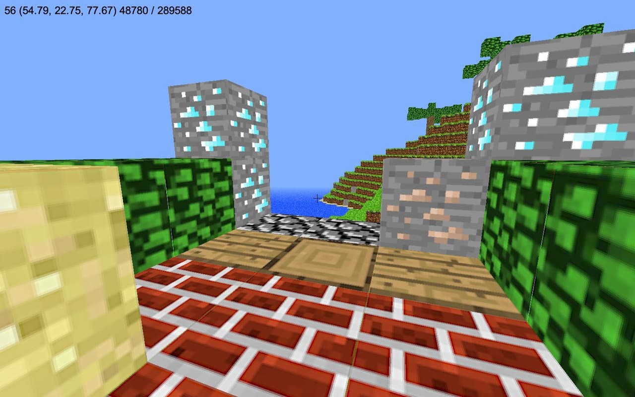 Zonells Mynecraft ripoff (python source code) screenshot 2