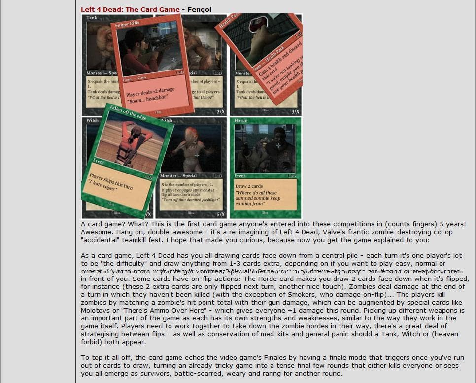 Left 4 Dead Card Game screenshot 3