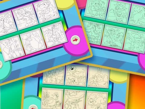 Coloring Book 12 - Make the Animals Colorful (2nd) screenshot 4