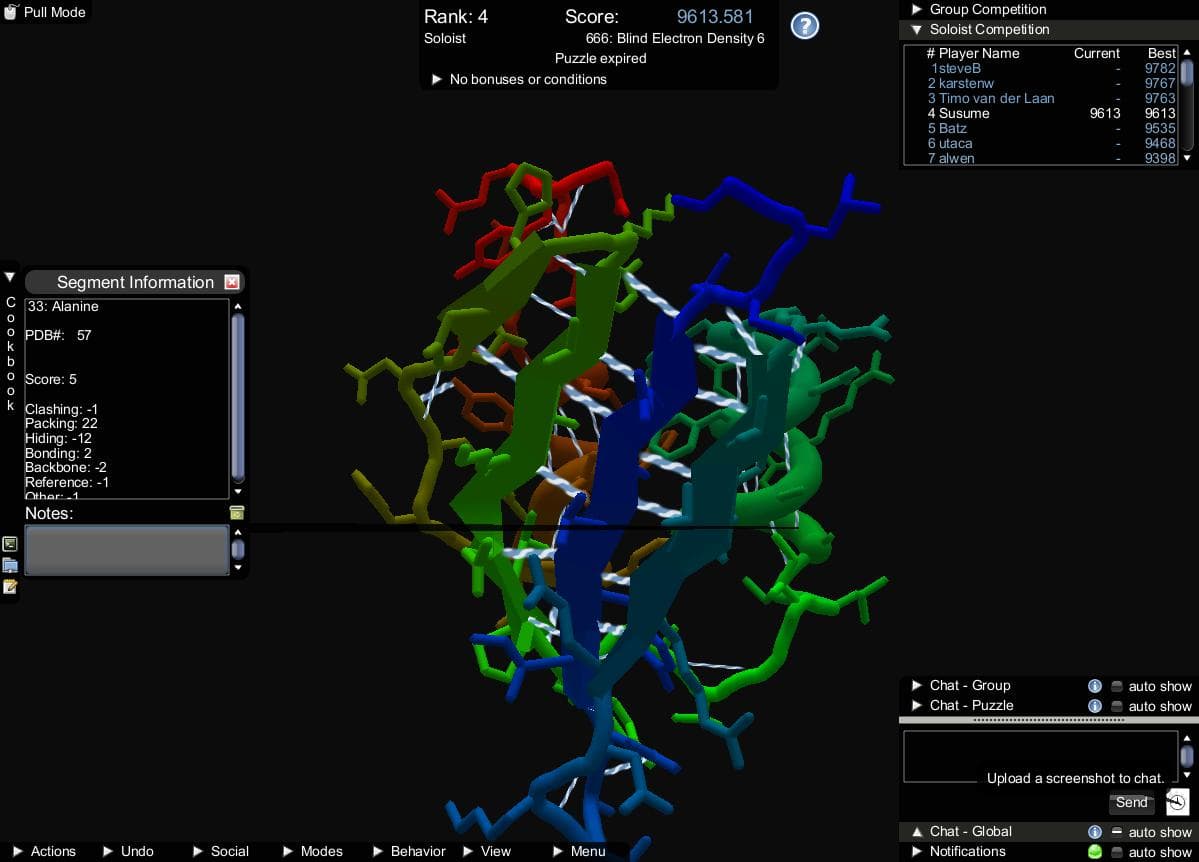 Foldit screenshot 5