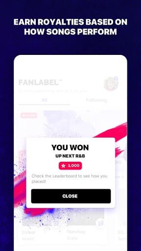 FanLabel - Daily Music Contests screenshot 4