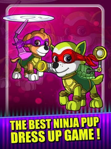 Superhero Ninja Pup - Ultimate Mutant Paw Patrol: Ninja Turtles Edition screenshot 2