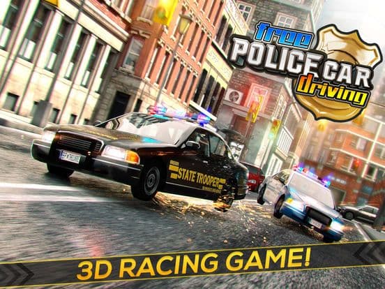 Police Car Driving Simulator . Racing the Robbers screenshot 2