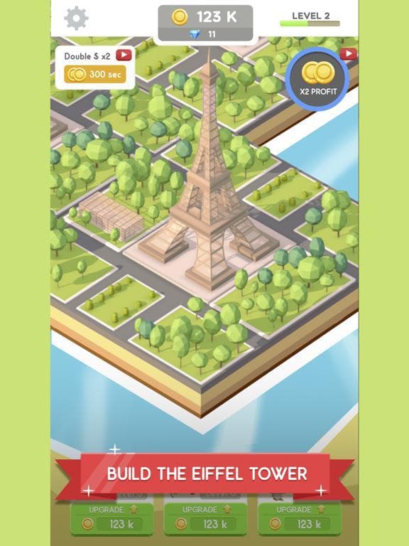 Idle Landmark Tycoon screenshot 2