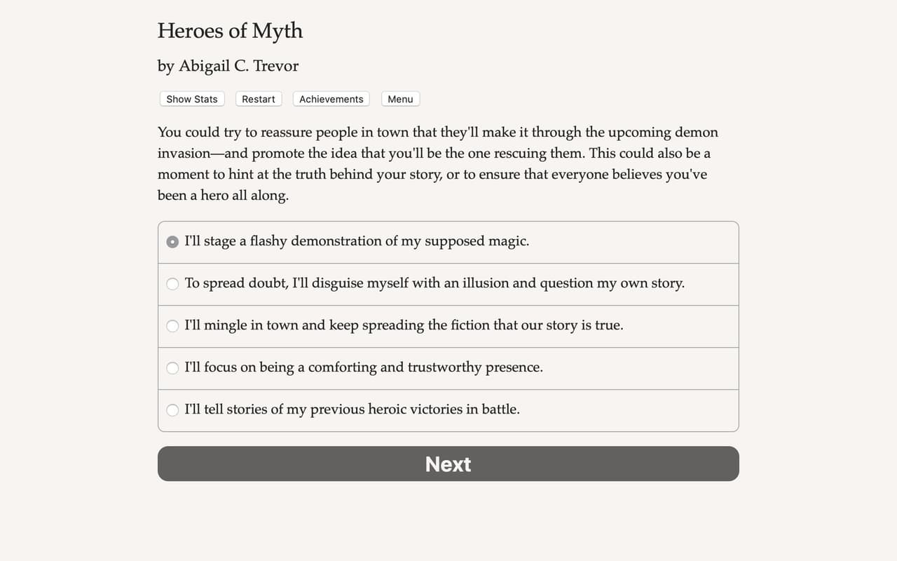 Heroes of Myth screenshot 4