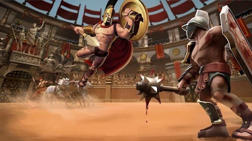 Gladiator Heroes Clash: Fighting and Strategy game screenshot 3