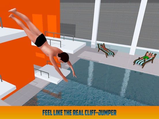 Cliff Flip Diving: Swimming Simulator