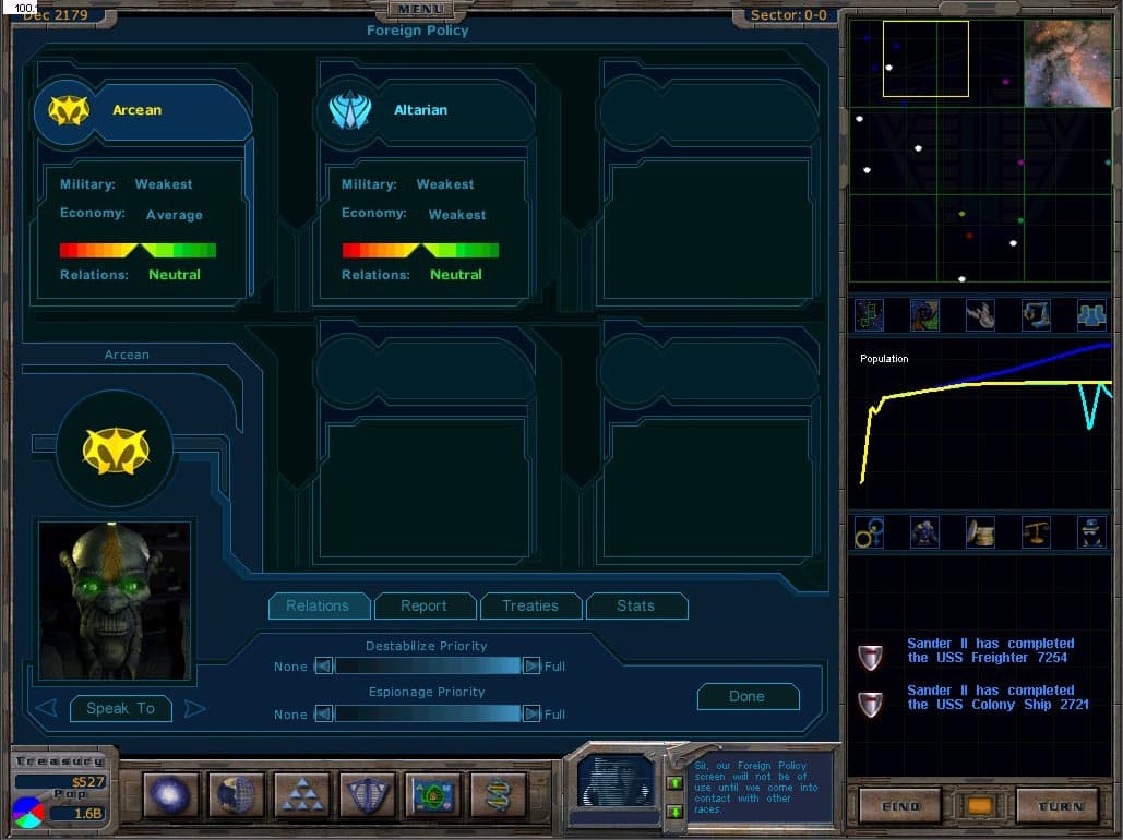Galactic Civilizations (2003) screenshot 2