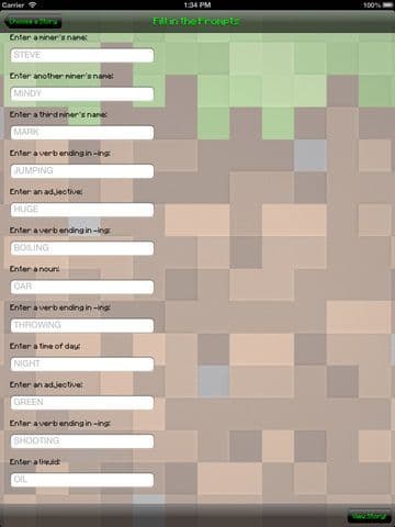Mine Libs - Ad Libs for Minecraft screenshot 4
