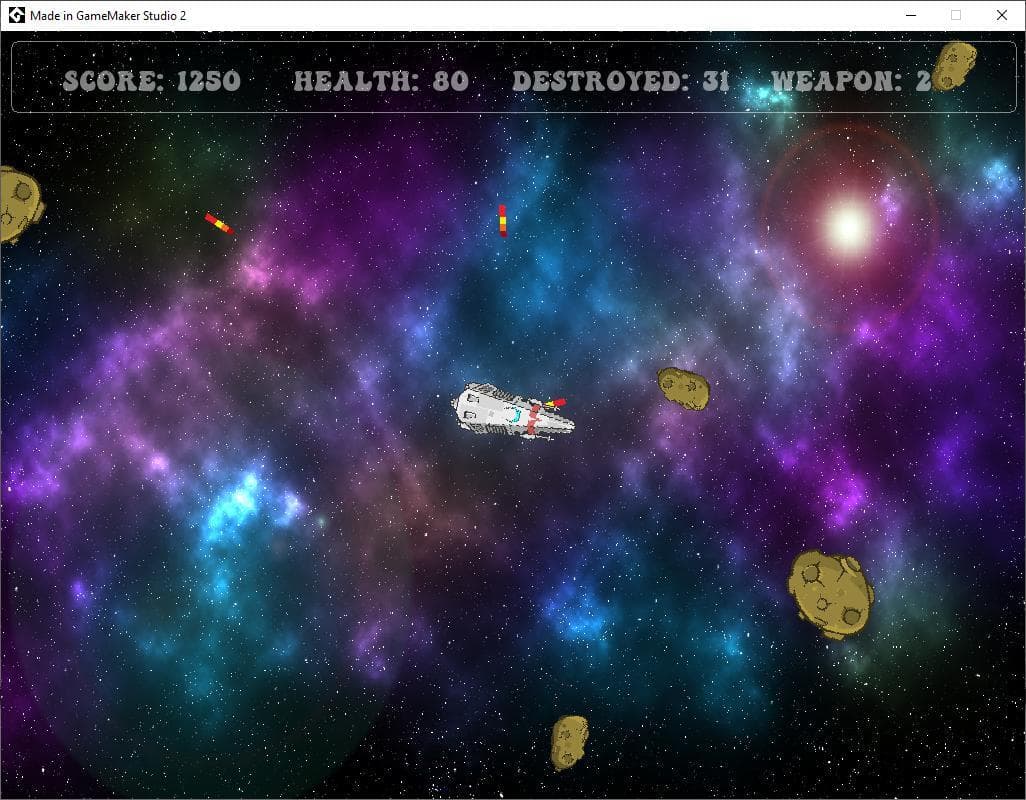 Asteroid - - Accessible Game - Simple Control System screenshot 5