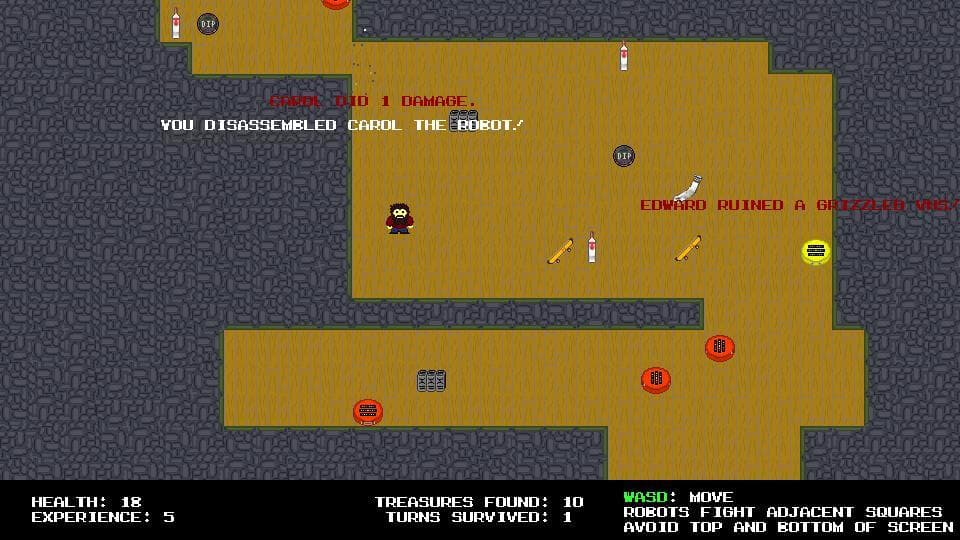 Evil Robot Basement Cleaners screenshot 2