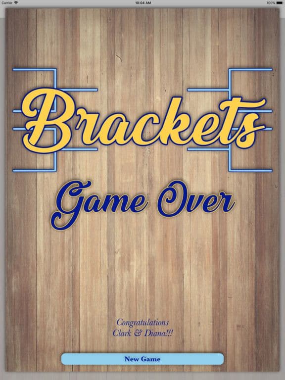 Brackets - For Game Night