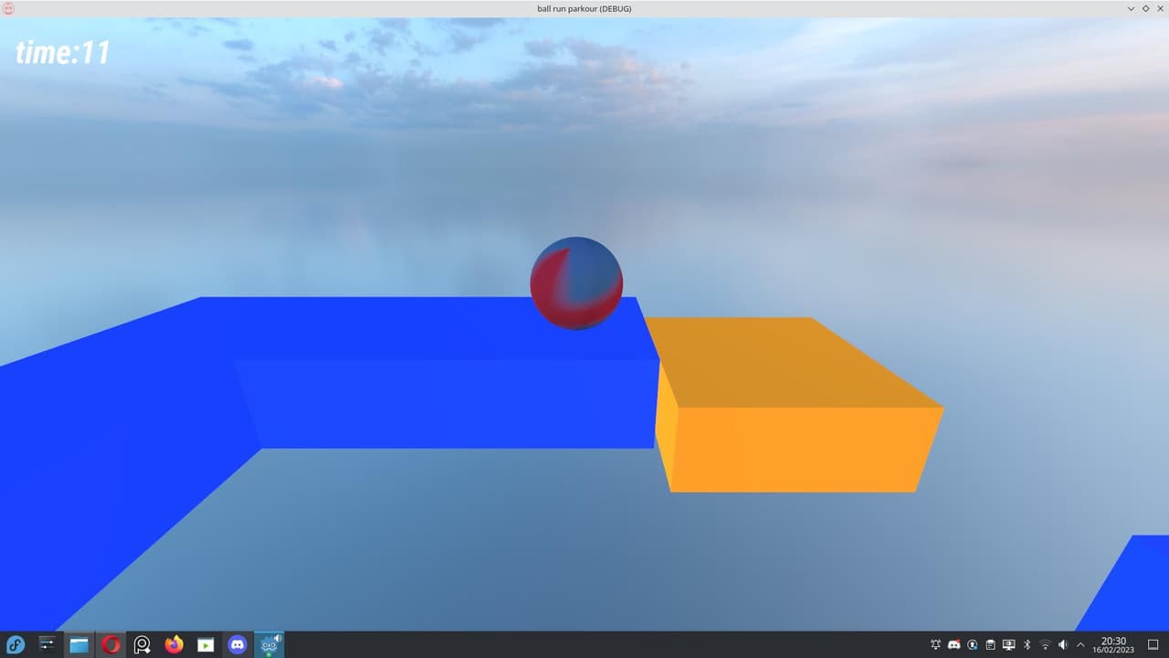 Ball run parkour