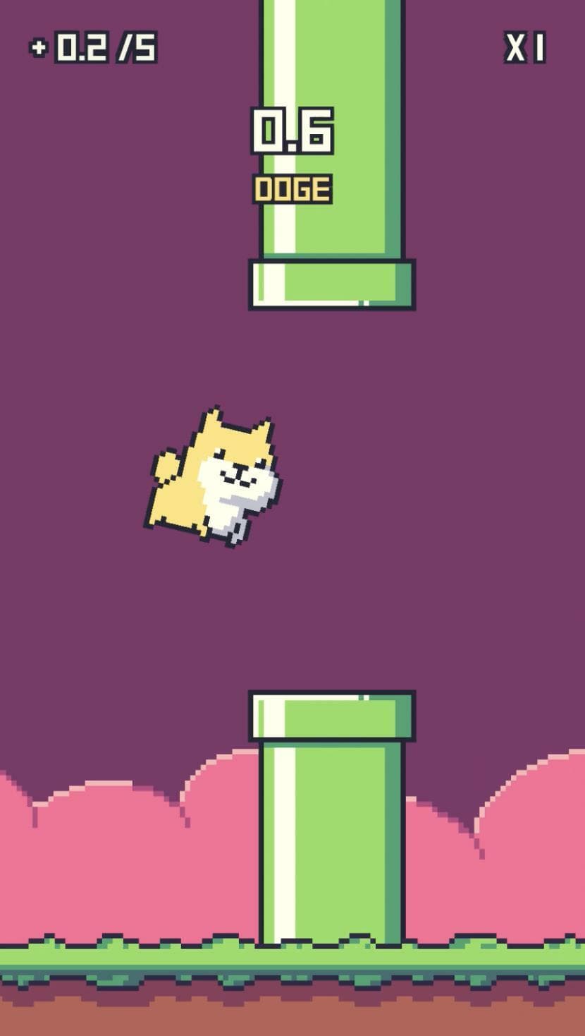 Flappy Doge - Cryptocurrency Game