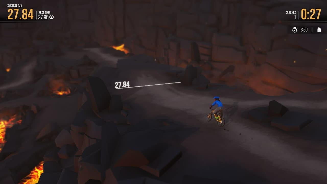 Lonely Mountains: Downhill - Eldfjall Island screenshot 6