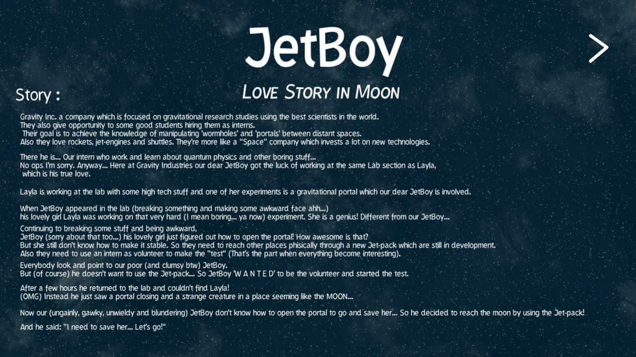 JetBoy Love Story in Moon screenshot 3