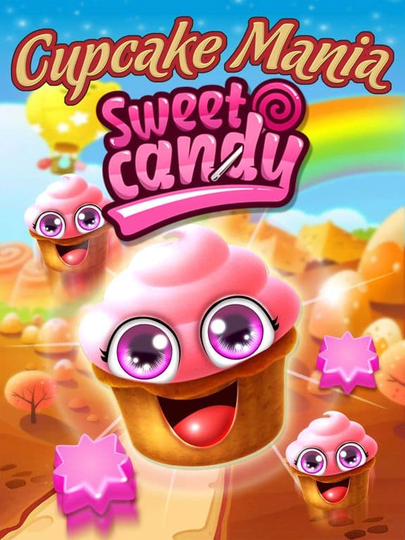 Cup-cake Mania Sweet candy Match 3 Maker Pop Game