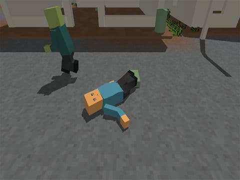 Pixel Zombies Hunter: Sciences howling of Virus Phantasm. Play Forgotten Dead Revenge screenshot 3