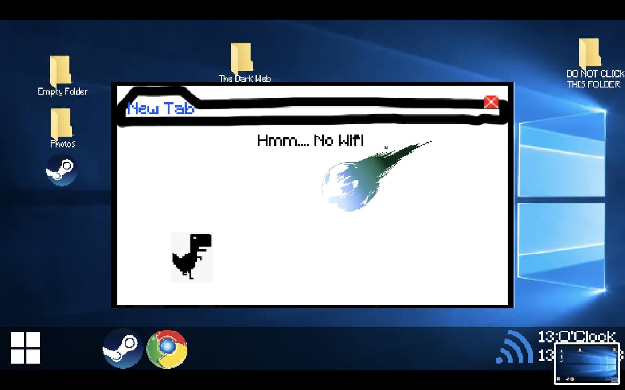 Windows 1352 Pong screenshot 4