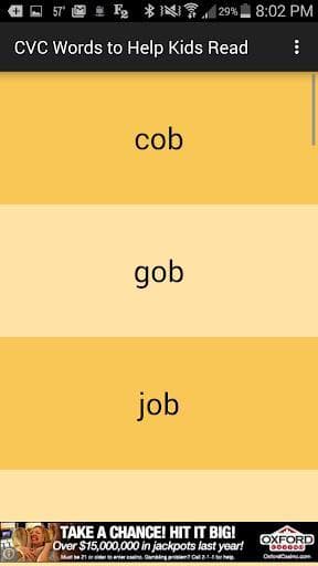 CVC Words to Help Kids Read screenshot 5