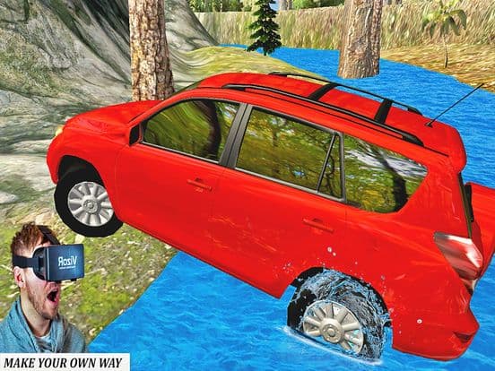 VR Asphalt Prado :4x4 Forest Race pro screenshot 5