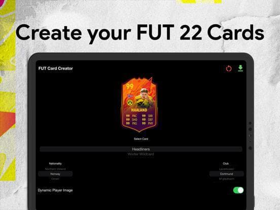 FUT 22 Card Creator screenshot 2