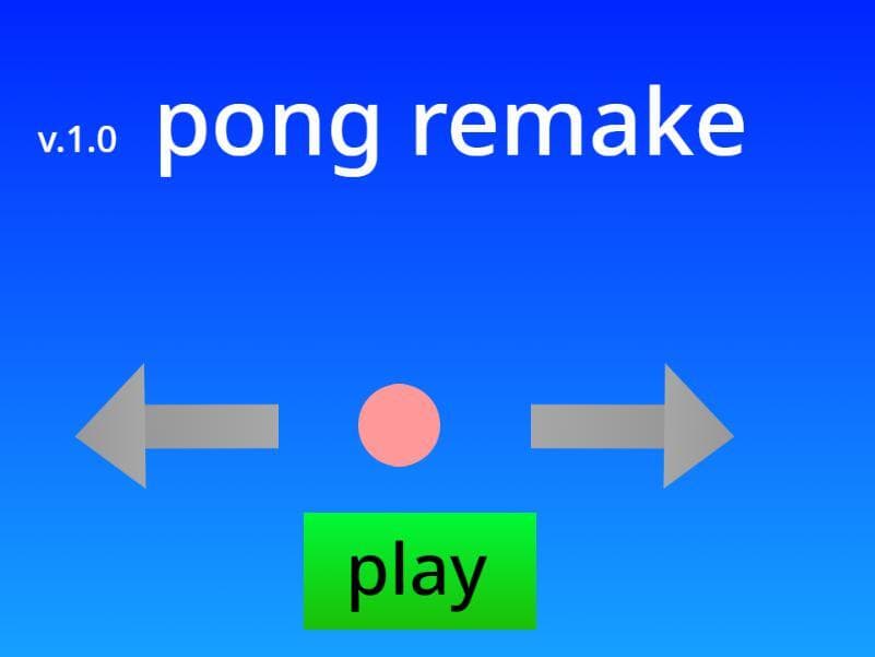pong remake (blazQ)