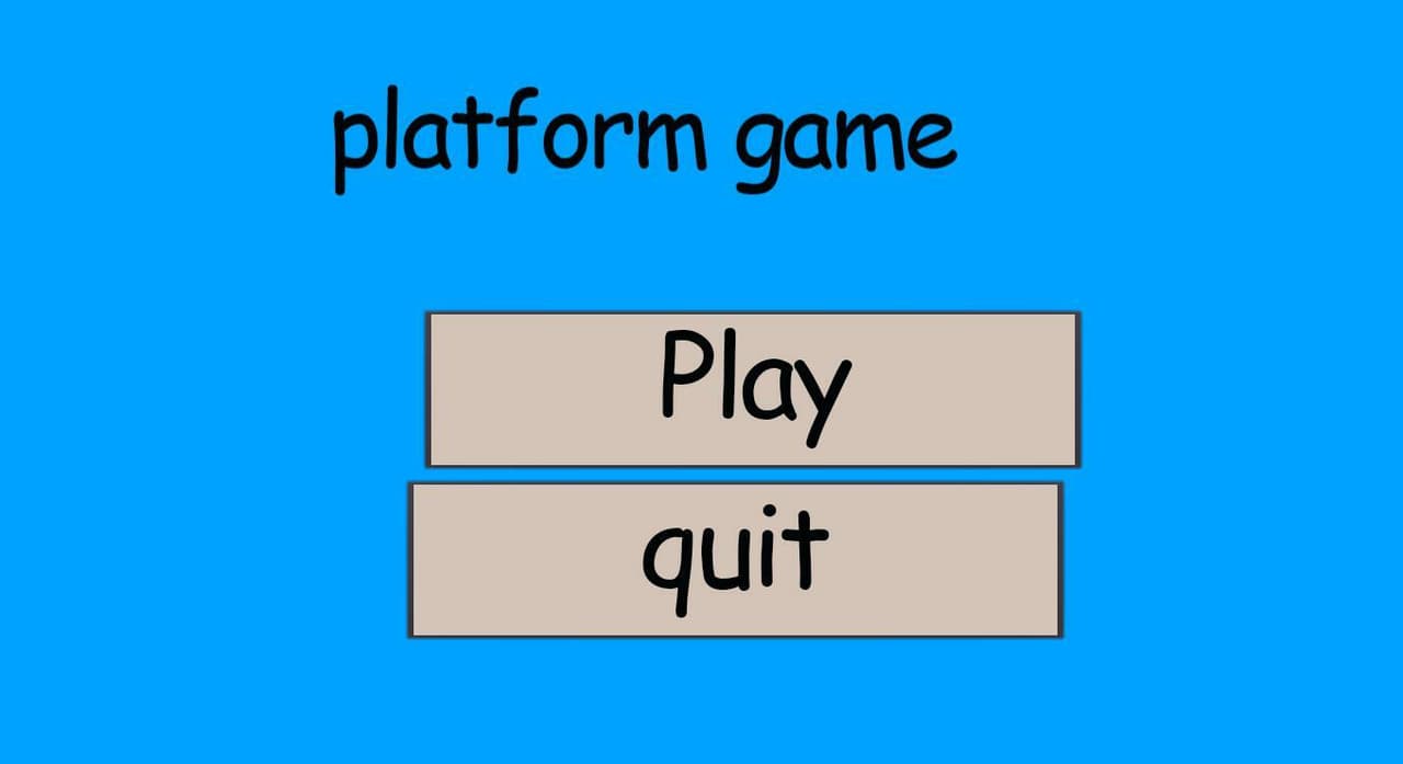 platform game (gokdniz)