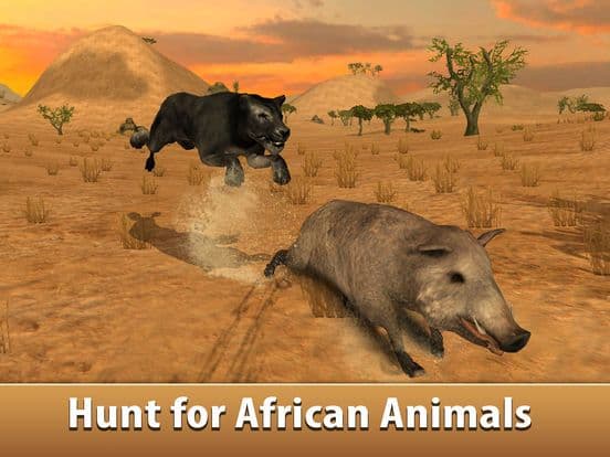 Black Wild Panther Simulator 3D - Be a wild cat in animal simulator! screenshot 3