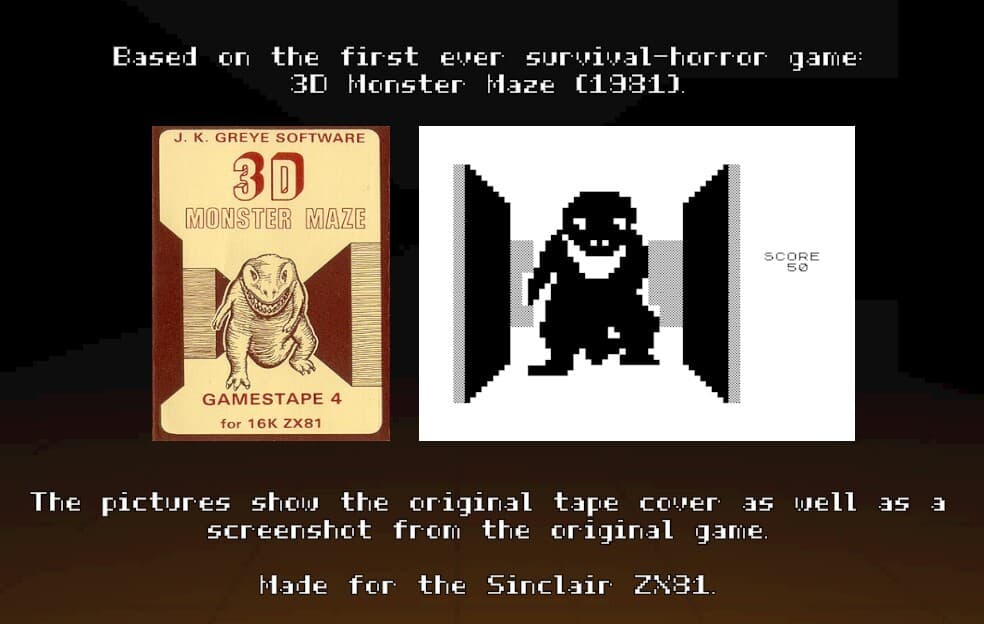 3D Monster Maze: Remake