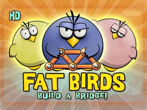 Fat Birds Build a Bridge! HD