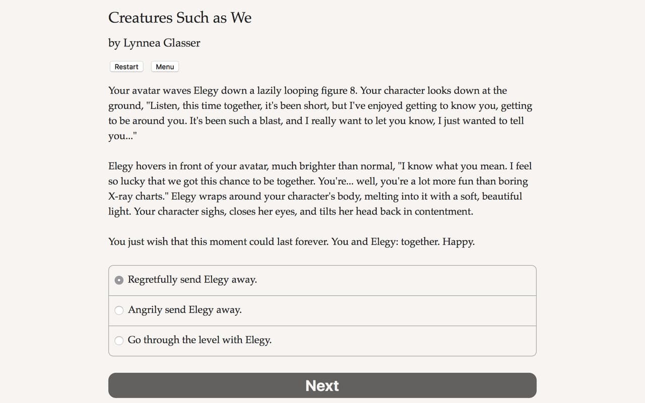 Creatures Such as We screenshot 2