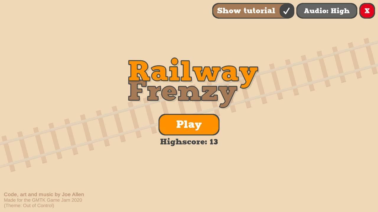 Railway Frenzy (GMTK Jam 2020) screenshot 2