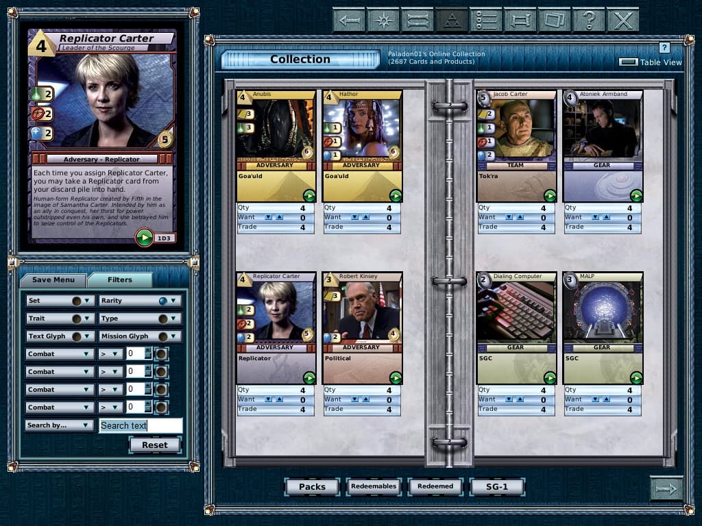 Stargate Online Trading Card Game screenshot 6