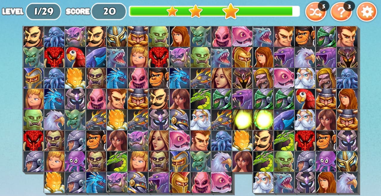 Monsters and Warriors - Onet Match Connect screenshot 2
