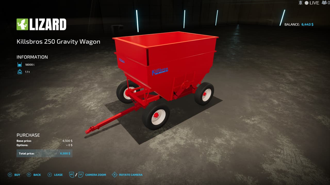FS22 Killsbros Gravity Wagon