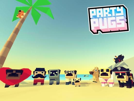 Party Pugs: Beach Puzzle GO! screenshot 2
