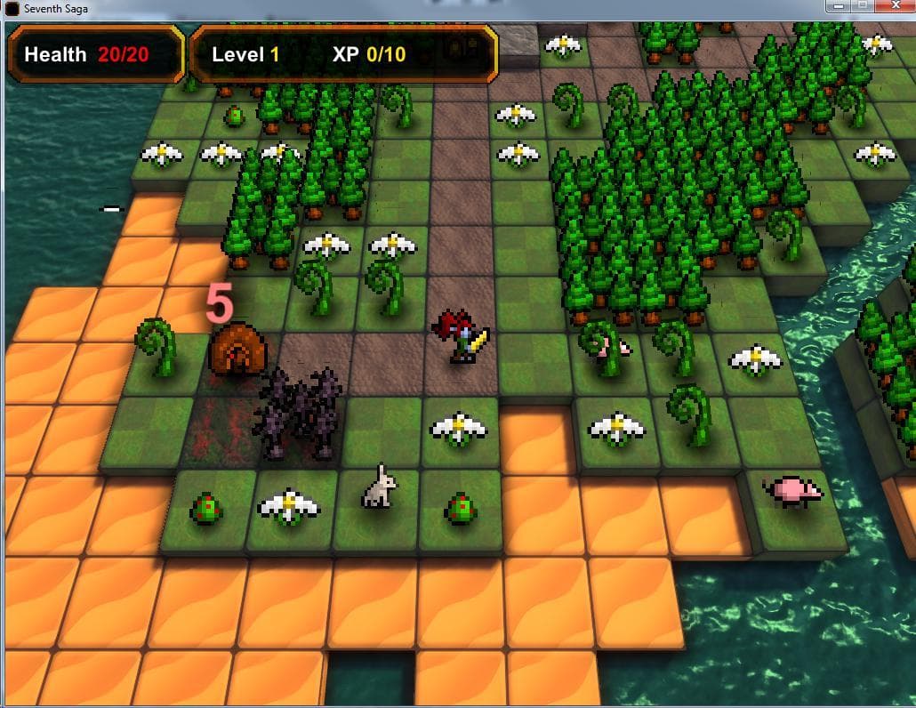 Seventh Saga (7DRL) screenshot 2
