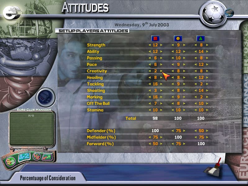 Euro Club Manager 03/04 screenshot 6