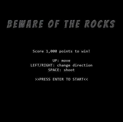 BEWARE OF THE ROCKS! screenshot 2