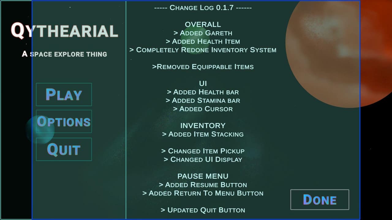 Qytherial screenshot 2