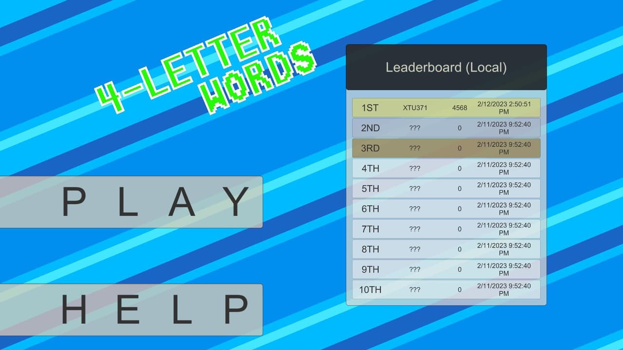 4-Letter Words screenshot 3
